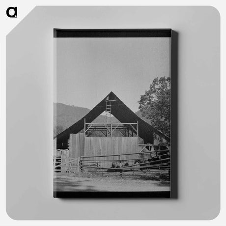 アートパネル-Barn in Jackson County
 - ラッセル リー Canvas.
