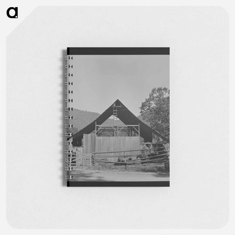 アートメモ帳-Barn in Jackson County
 - ラッセル リー Memo.