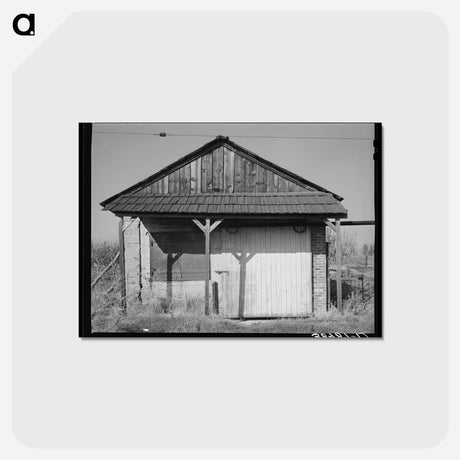 アートポストカード-Bank of Old Virginia City
 - ラッセル リー Postcard.