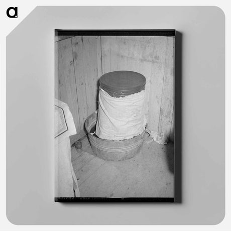 アートパネル-Makeshift Refrigerator
 - ラッセル リー Canvas.