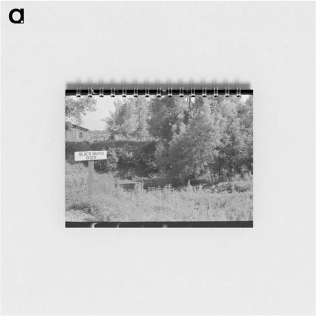 アートメモ帳-Black Bayou Ditch
 - ラッセル リー Memo.