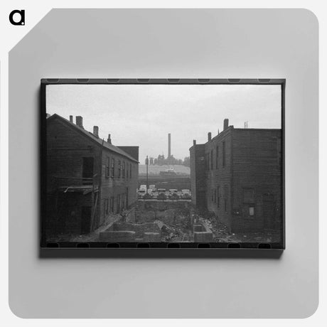 アートパネル-Chicago's Condemned Houses
 - ラッセル リー Canvas.