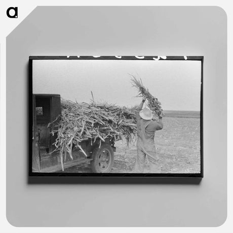 アートパネル-Loading Corn
 - ラッセル リー Canvas.