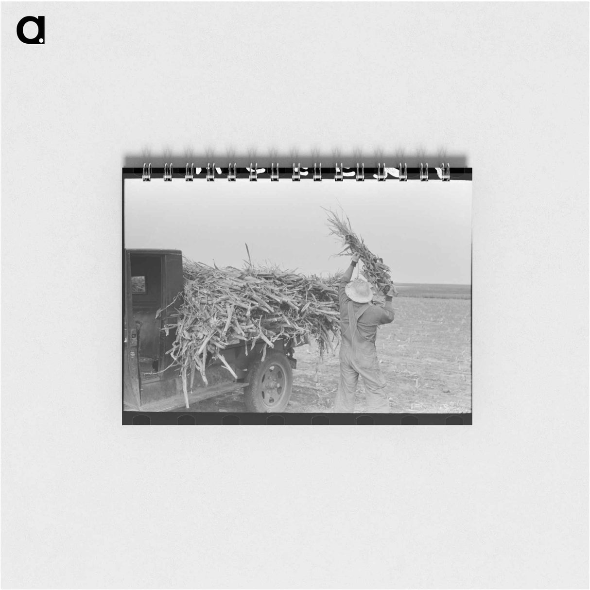 アートメモ帳-Loading Corn
 - ラッセル リー Memo.