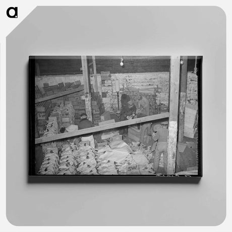 アートパネル-Turkey Packing Room
 - ラッセル リー Canvas.