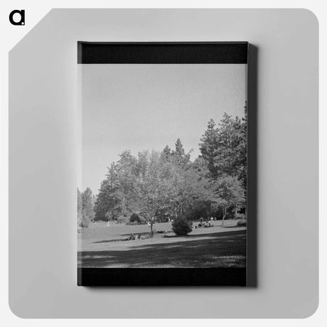 アートパネル-Picnic in Klamath Falls
 - ラッセル リー Canvas.