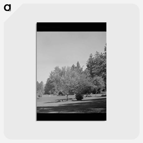 アートポストカード-Picnic in Klamath Falls
 - ラッセル リー Postcard.