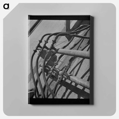 アートパネル-Shasta Dam Piping
 - ラッセル リー Canvas.