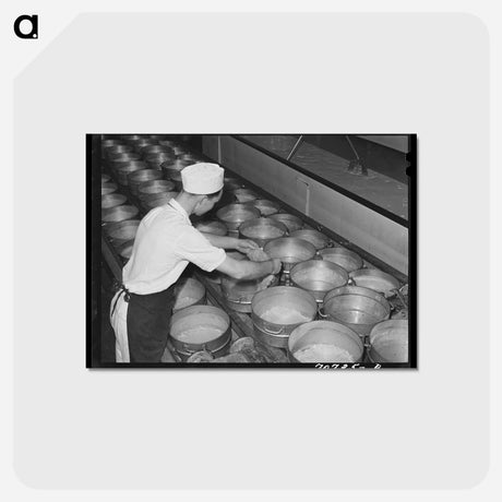 アートポストカード-Cheese Molds, Tillamook
 - ラッセル リー Postcard.