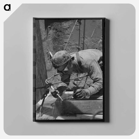 アートパネル-Shasta Dam Spot Welder
 - ラッセル リー Canvas.