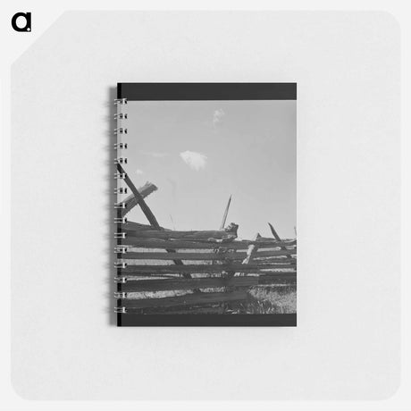アートメモ帳-Moss-Covered Fence
 - ラッセル リー Memo.