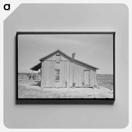 アートパネル-Sharecropper's Cabin
 - ラッセル リー Canvas.