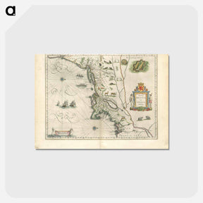アートポストカード-Nova Belgica et Anglia Nova
 - ボストン公共図書館 Postcard.