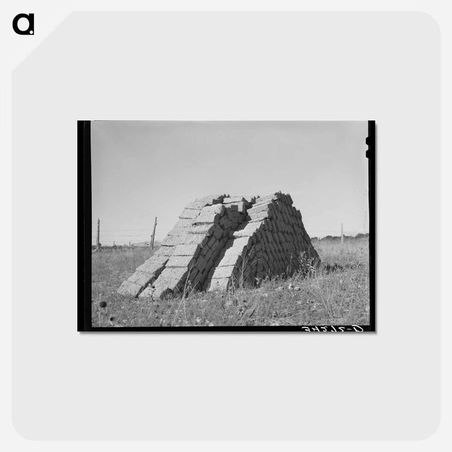 アートポストカード-Adobe Brick, Questa
 - ラッセル リー Postcard.