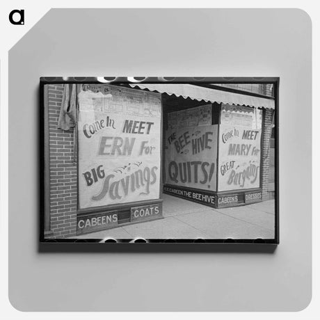 アートパネル-Sign in Store, Aledo
 - ラッセル リー Canvas.