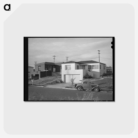 アートポストカード-Federal Housing, San Diego
 - ラッセル リー Postcard.