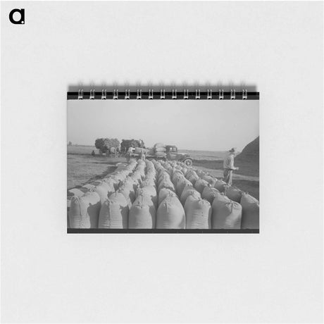 アートメモ帳-Rice Loading, Crowley, Louisiana
 - ラッセル リー Memo.