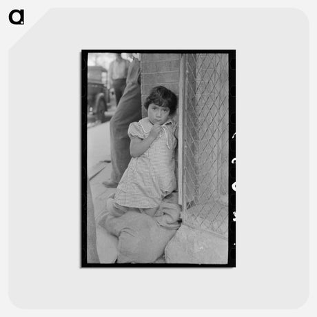 アートポストカード-Mexican Girl, San Antonio
 - ラッセル リー Postcard.