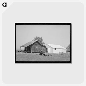アートポストカード-Front Porch of Sharecropper Cabin
 - ラッセル リー Postcard.