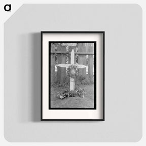アートポスター-Decorated Gravemarker
 - ラッセル リー Poster.