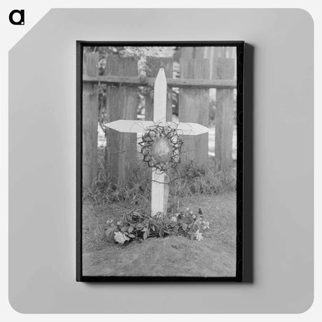 アートパネル-Decorated Gravemarker
 - ラッセル リー Canvas.