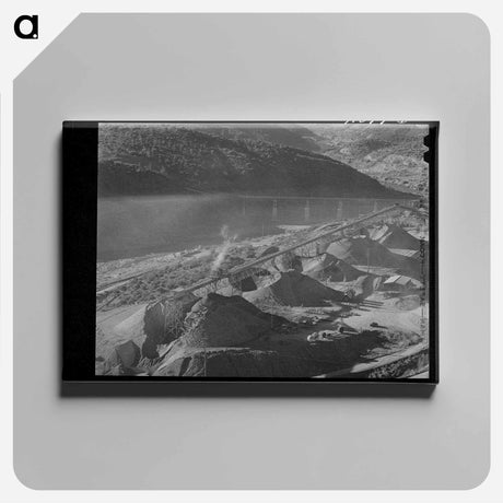 アートパネル-Gravel Conveyor, Shasta Dam
 - ラッセル リー Canvas.