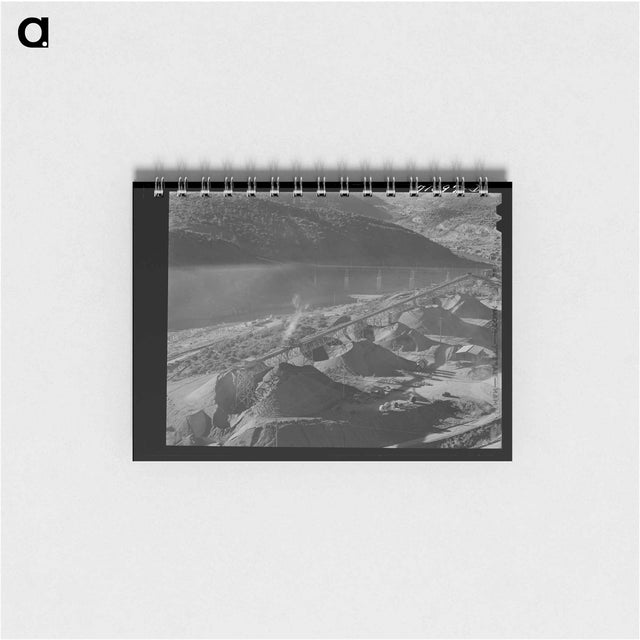 アートメモ帳-Gravel Conveyor, Shasta Dam
 - ラッセル リー Memo.
