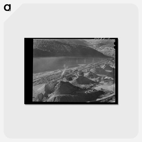 アートポストカード-Gravel Conveyor, Shasta Dam
 - ラッセル リー Postcard.
