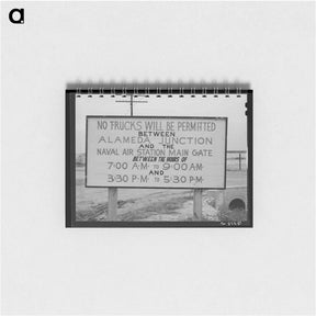 アートメモ帳-Corpus Christi Air Base Sign
 - ラッセル リー Memo.