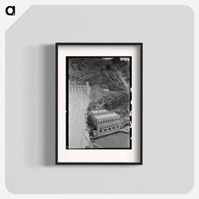 アートポスター-Power House at Roosevelt Dam
 - ラッセル リー Poster.
