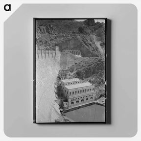 アートパネル-Power House at Roosevelt Dam
 - ラッセル リー Canvas.