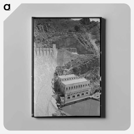アートパネル-Power House at Roosevelt Dam
 - ラッセル リー Canvas.