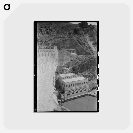 アートポストカード-Power House at Roosevelt Dam
 - ラッセル リー Postcard.
