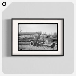 アートポスター-Logs on Truck, Tillamook, Oregon
 - ラッセル リー Poster.