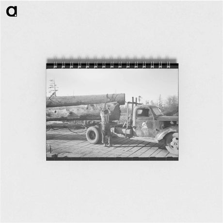 アートメモ帳-Logs on Truck, Tillamook, Oregon
 - ラッセル リー Memo.