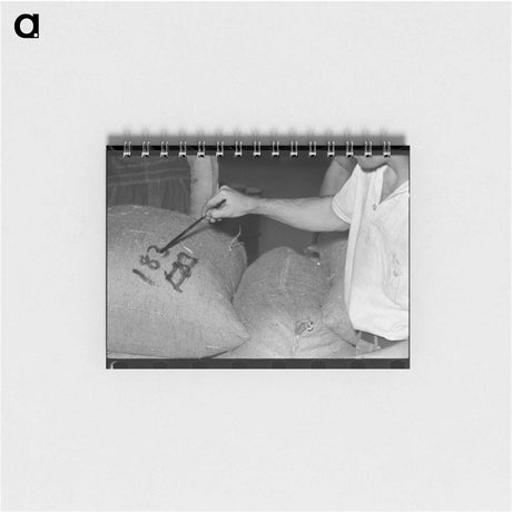 アートメモ帳-Painting Rice Sacks
 - ラッセル リー Memo.