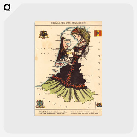 アートポストカード-Holland and Belgium
 - ボストン公共図書館 Postcard.