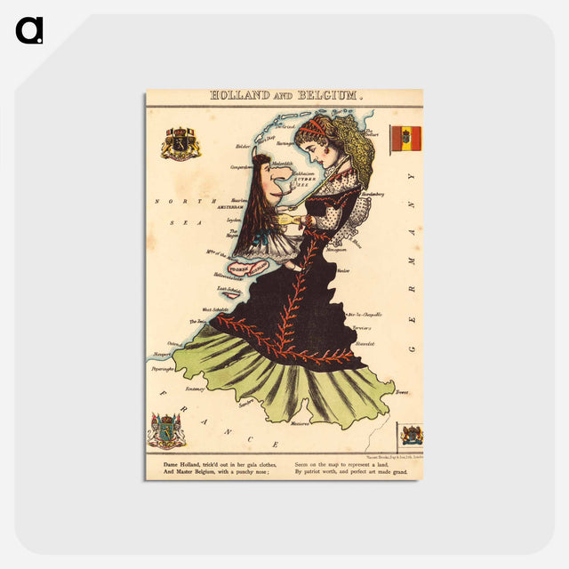 アートポストカード-Holland and Belgium
 - ボストン公共図書館 Postcard.