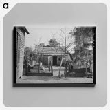 アートパネル-Sharecropper's Backyard
 - ラッセル リー Canvas.