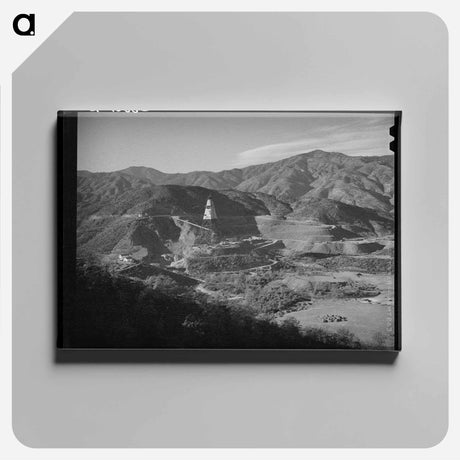 アートパネル-Shasta Dam Construction
 - ラッセル リー Canvas.
