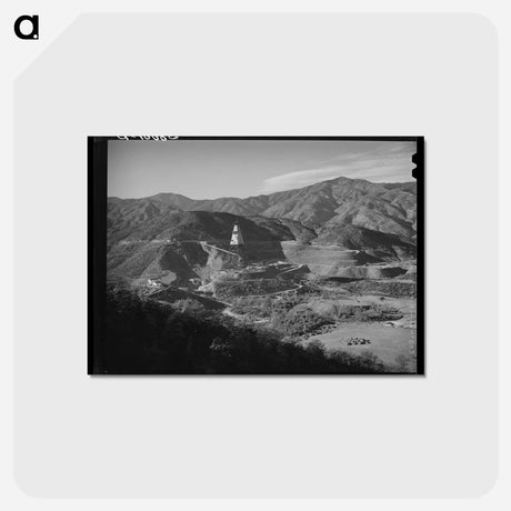 アートポストカード-Shasta Dam Construction
 - ラッセル リー Postcard.