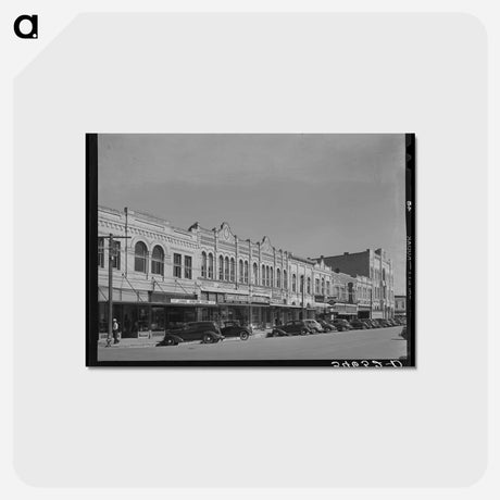 アートポストカード-Gonzales Business Section
 - ラッセル リー Postcard.