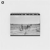 アートメモ帳-Dragging Logs, Pie Town
 - ラッセル リー Memo.