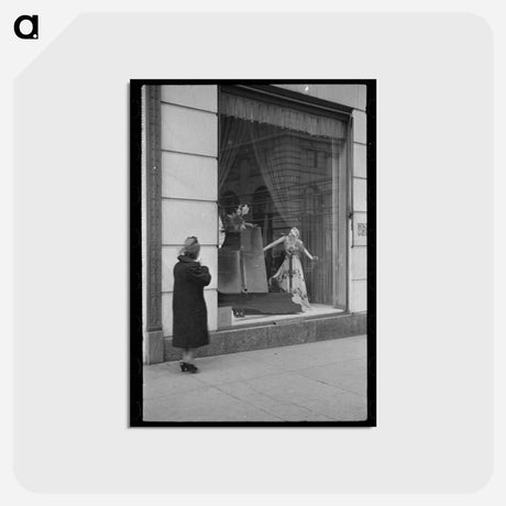 アートポストカード-Surrealistic Window Display
 - ラッセル リー Postcard.