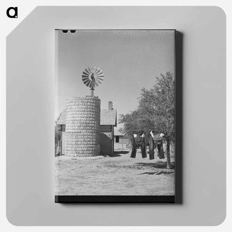アートパネル-Kansas Farmstead
 - ラッセル リー Canvas.