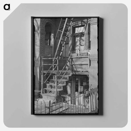 アートパネル-Entrance to Apartment, Eighteenth and L Streets
 - ラッセル リー Canvas.