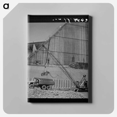 アートパネル-Shasta Dam Excavation
 - ラッセル リー Canvas.