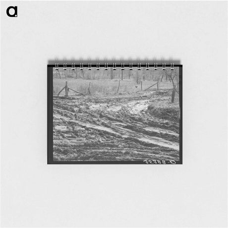 アートメモ帳-Intersection of Muddy Roads
 - ラッセル リー Memo.