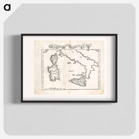 アートポスター-Tabula moderna Italie
 - ボストン公共図書館 Poster.