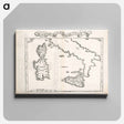 アートパネル-Tabula moderna Italie
 - ボストン公共図書館 Canvas.